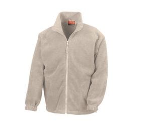 Result RS036 - Full Zip Herren Active Fleece Jacke Natural