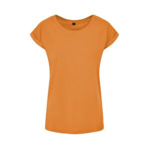 Build Your Brand BY021 - Ladies Extended Shoulder Tee (ausgeweitete Schultern) Paradise Orange