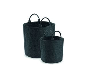 Bag Base BG728 - Korb aus Polyesterfilz Charcoal Melange