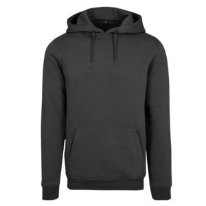 BUILD YOUR BRAND BY011 - Sweat capuche lourd Holzkohle