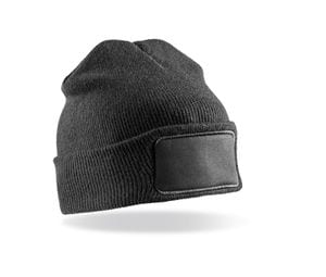 RESULT RC034 - DOUBLE KNIT THINSULATE™ PRINTERS BEANIE Schwarz