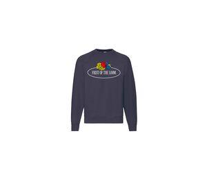 FRUIT OF THE LOOM VINTAGE SCV260 - Unisex-Rundhals-Sweatshirt mit Fruit of the Loom-Logo Deep Navy