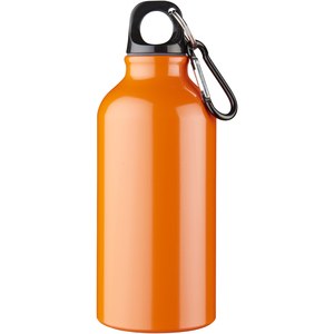 PF Concept 100002 - Oregon 400 ml Aluminium Trinkflasche mit Karabinerhaken Orange