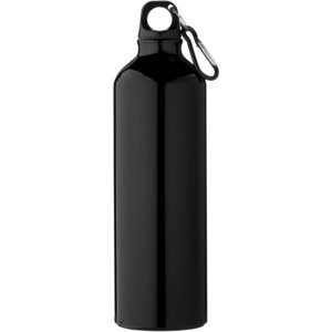 PF Concept 100297 - Oregon 770 ml Aluminium Trinkflasche mit Karabinerhaken Solid Black