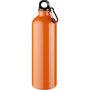 PF Concept 100297 - Oregon 770 ml Aluminium Trinkflasche mit Karabinerhaken Orange