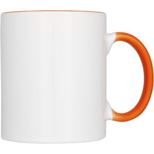 PF Concept 100628 - Ceramic Geschenkset mit 4 Bechern mit Sublimationsdruck Orange