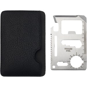 PF Concept 102169 - Saki Taschen Werkzeugkarte mit 15 Funktionen Silver