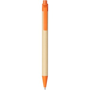 PF Concept 107384 - Berk Kugelschreiber aus recyceltem Karton und Mais Orange