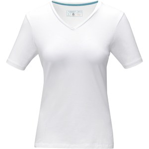 Elevate NXT 38017 - Kawartha T-Shirt für Damen mit V-Ausschnitt Weiß