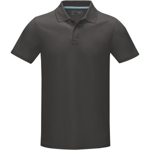 Elevate NXT 37508 - Graphite Poloshirt aus GOTS-zertifizierter Bio-Baumwolle für Herren