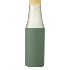 PF Concept 100667 - Hulan 540 ml Kupfer-Vakuum Isolierflasche mit Bambusdeckel Heather Green