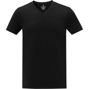 Elevate Life 38030 - Somoto T-Shirt mit V-Ausschnitt für Herren   Solid Black