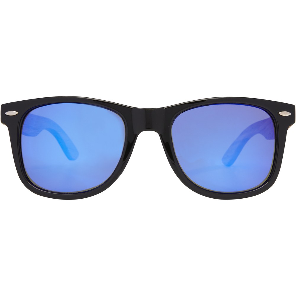PF Concept 127002 - Hiru verspiegelte polarisierte Sonnenbrille aus rPET/Holz in Geschenkbox