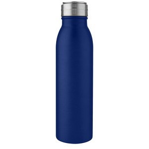 PF Concept 100678 - Harper 700 ml Sportflasche aus Edelstahl mit Metallschlaufe Mid Blue