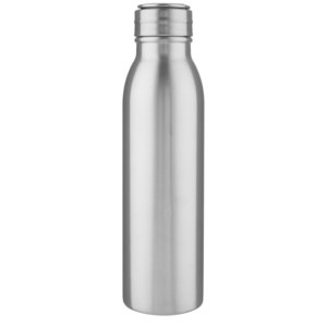 PF Concept 100678 - Harper 700 ml Sportflasche aus Edelstahl mit Metallschlaufe Silver