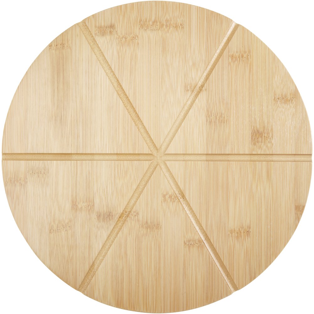 Seasons 113305 - Ement Bambus Pizzaplatte mit Besteck