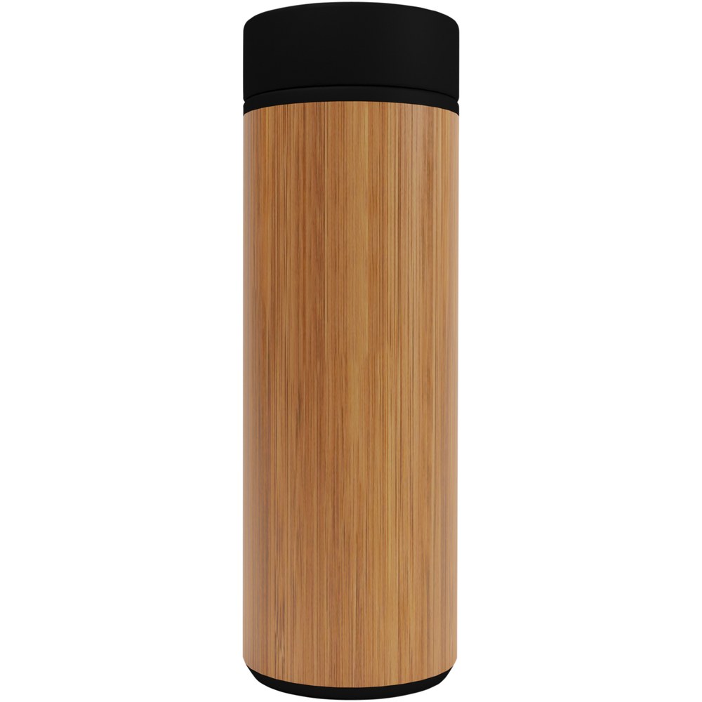 SCX.design 2PX056 - SCX.design D11 500 ml Smart Flasche  aus Bambus mit Leuchtlogo