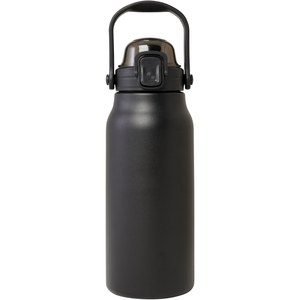 PF Concept 100789 - Giganto 1600 ml RCS-zertifizierte Kupfer-Vakuum Isolierflasche aus recyceltem Edelstahl  Solid Black