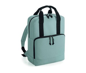 BAG BASE BG287 - RECYCLED TWIN HANDLE COOLER BACKPACK Pure Grey