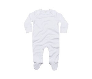 BABYBUGZ BZ035 - Baby organic envelope sleepsuit Weiß