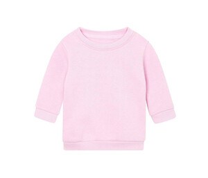 BABYBUGZ BZ064 - Baby set-in sweatshirt Soft Pink