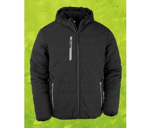 RESULT RS240X - BLACK COMPASS PADDED WINTER JACKET