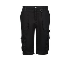 REGATTA RGJ535 - Water-repellent multi-pocket shorts Schwarz