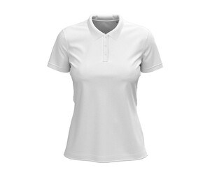 STEDMAN ST9740 - Short sleeve polo shirt for women Weiß