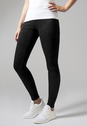 Urban Classics TB1357C - Damen Imitation Wildleder-Leggings